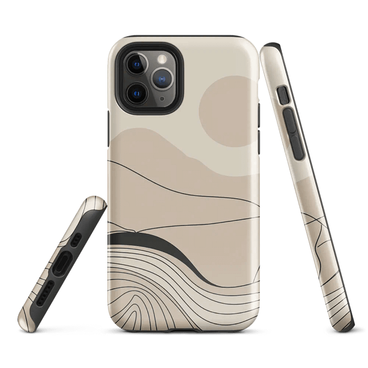 Neutral Earthy Landscape Tough iPhone® Case product image (2)