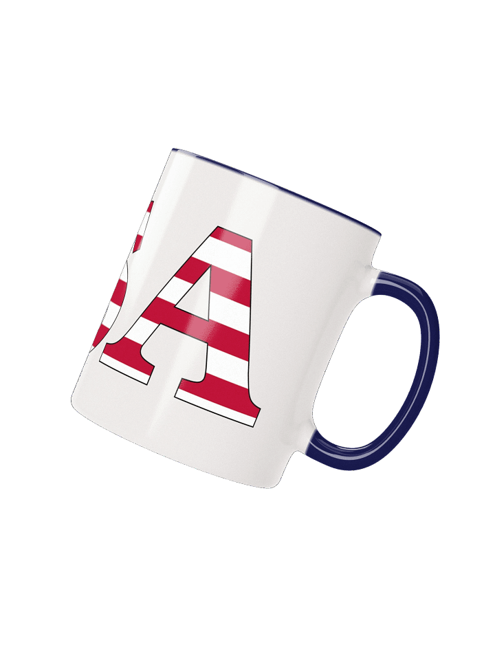 Two-tone Ceramic Mug-USA Flag product image (15)