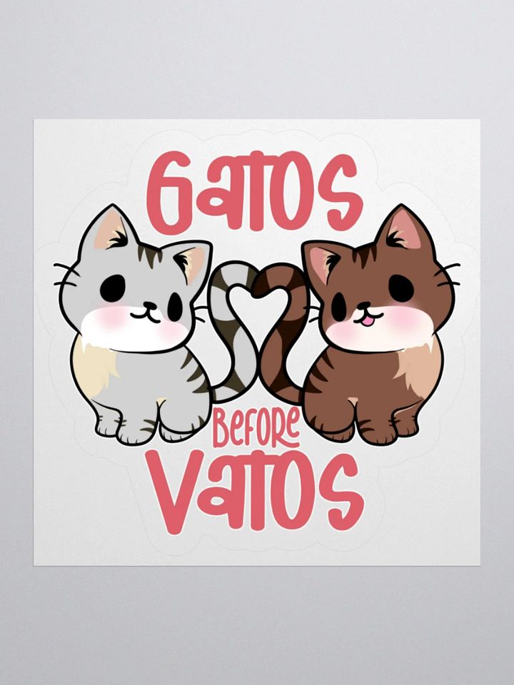 Gatos Before Vatos Sticker product image (1)