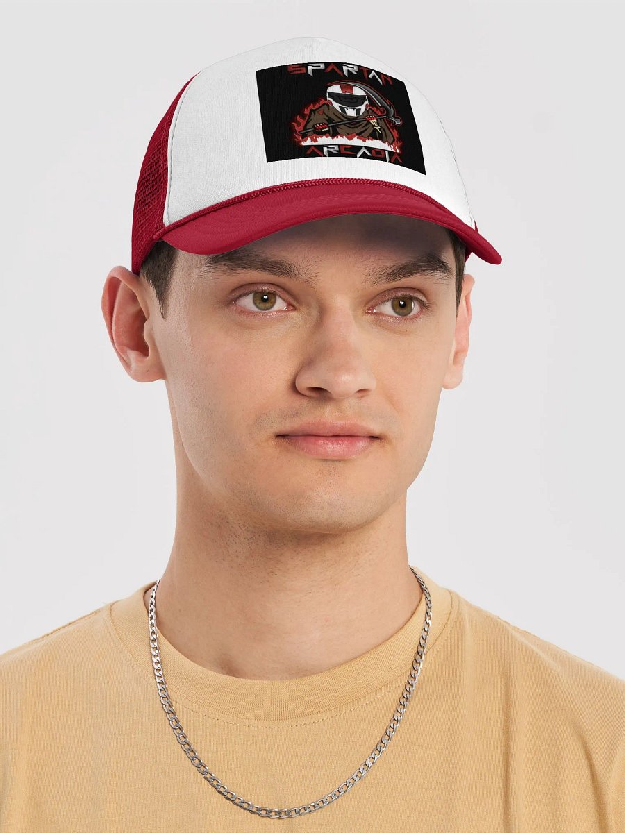 Spartan Arcadia AC themed foamed trucker hat product image (5)