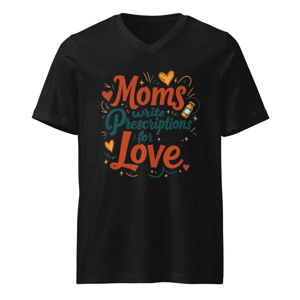 Moms Write Prescription for Love V-Neck Tee product image (1)