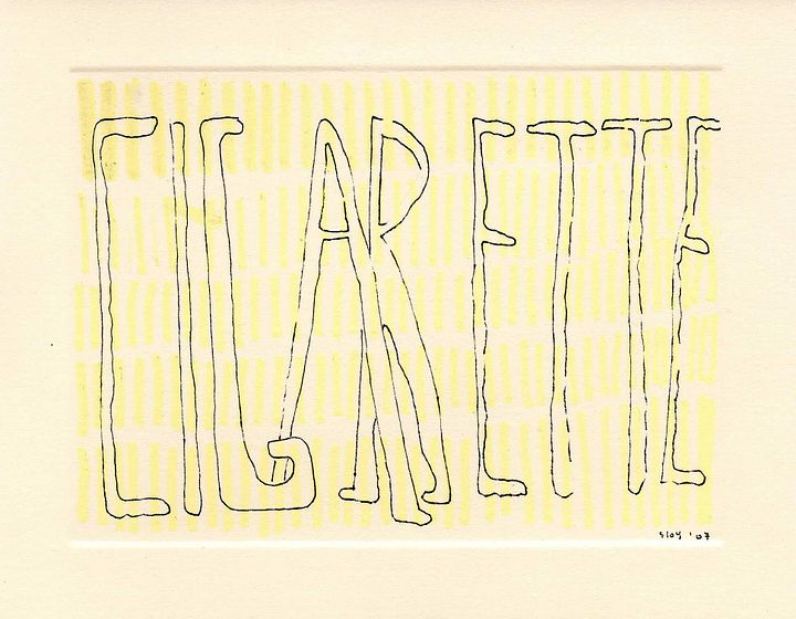 Cigarette panel card print product image (1)