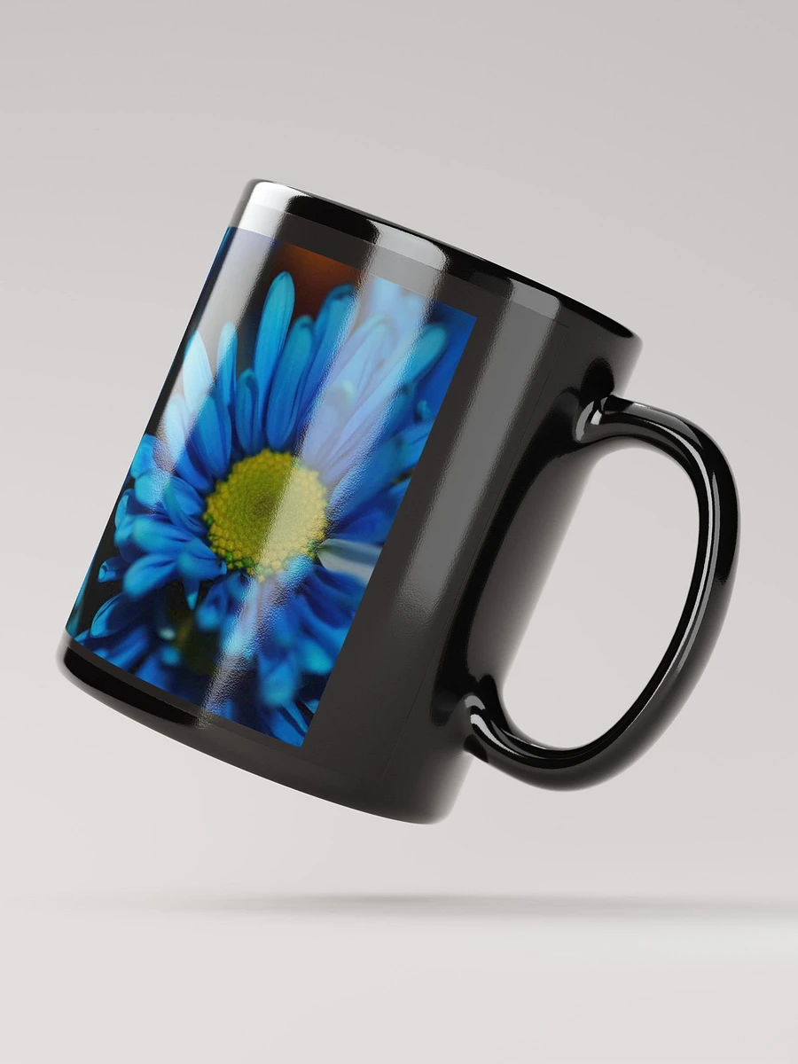 Blue Daisy Black Coffee Mug product image (4)