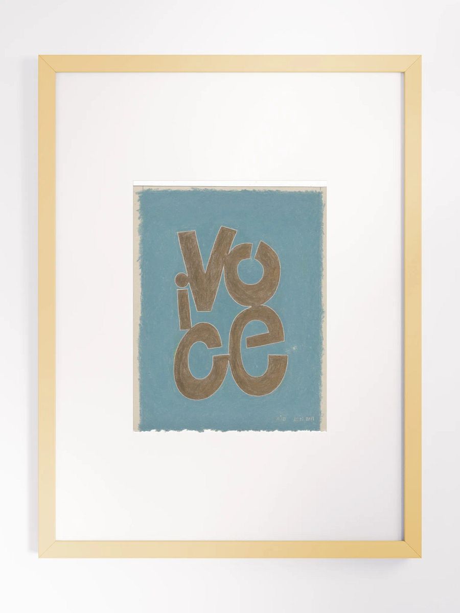 Voice print framed product image (1)