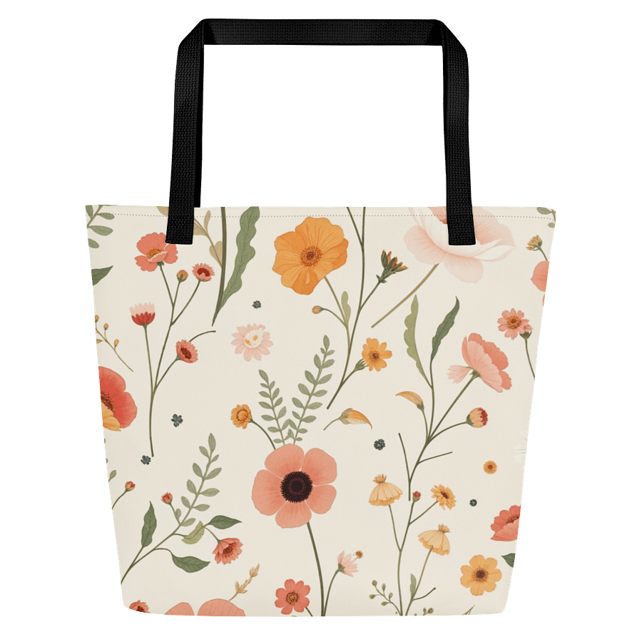 SUMMER FLOWER GARDEN SHOPPING BAG - Blumengarten Einkaufstasche product image (4)