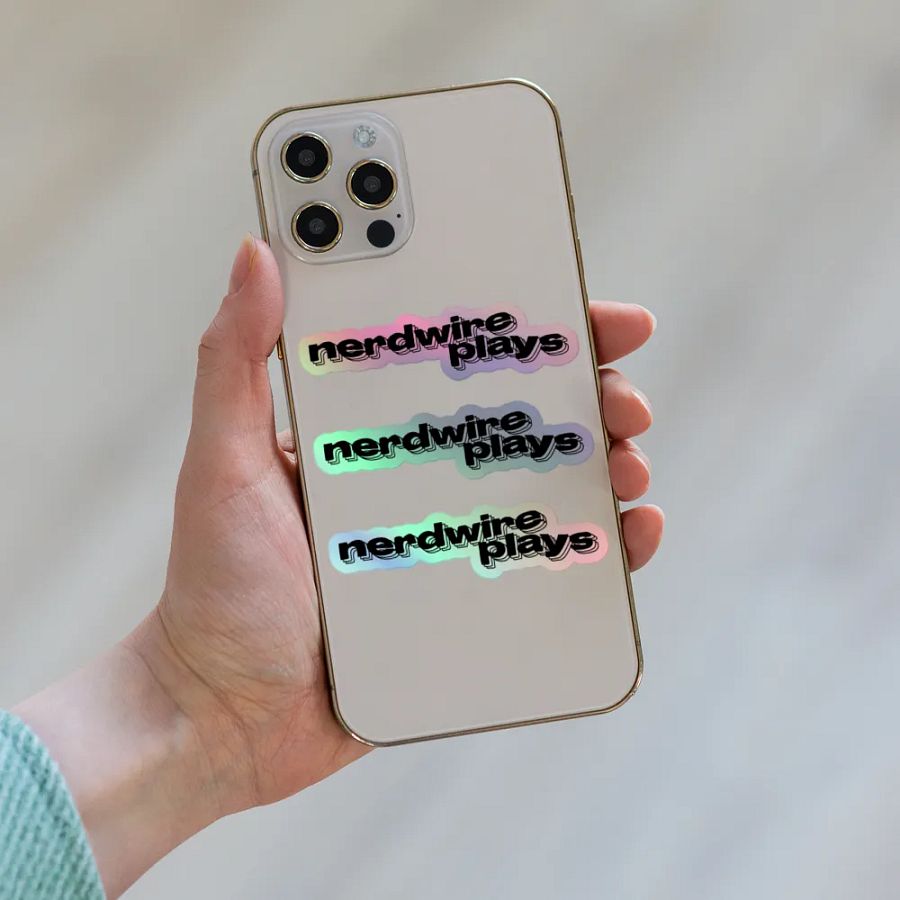 Nerdwire Logo Holo Sticker product image (8)
