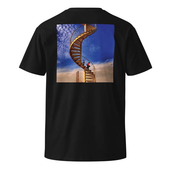 Virtual Stairway Unisex Black Premium Tee product image (1)