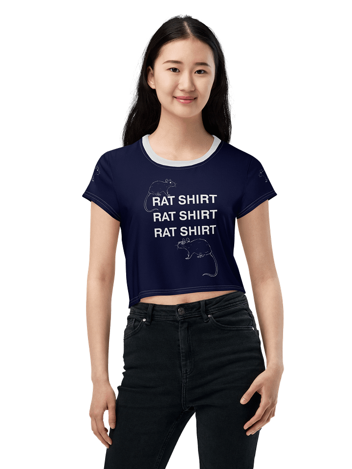 Rat Shirt ft. Rats crop tee product image (1)