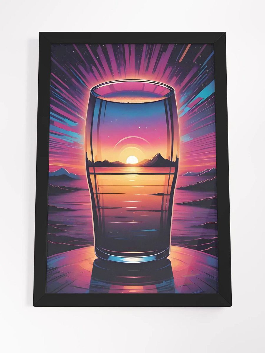 Beer Sunset Framed Poster product image (5)