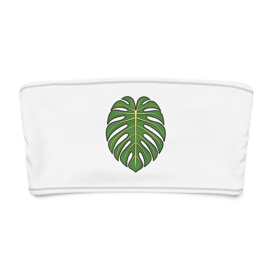 Monstera Dream Bandeau Bikini Top product image (1)