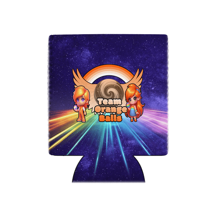 Team Orange Balls Koozie product image (1)