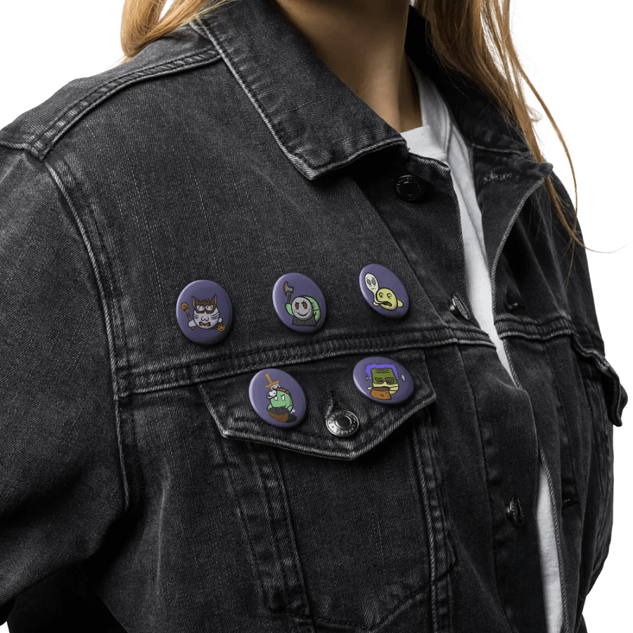 Dango Spooky Set - Pin Buttons product image (8)