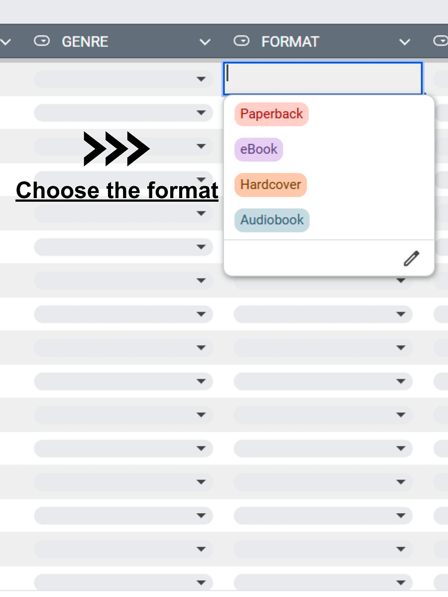 Book Log & Reading Tracker Spreadsheet | Your Digital Library product image (5)