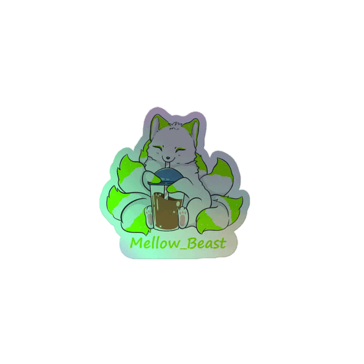 Lime Holograph Sticker product image (2)