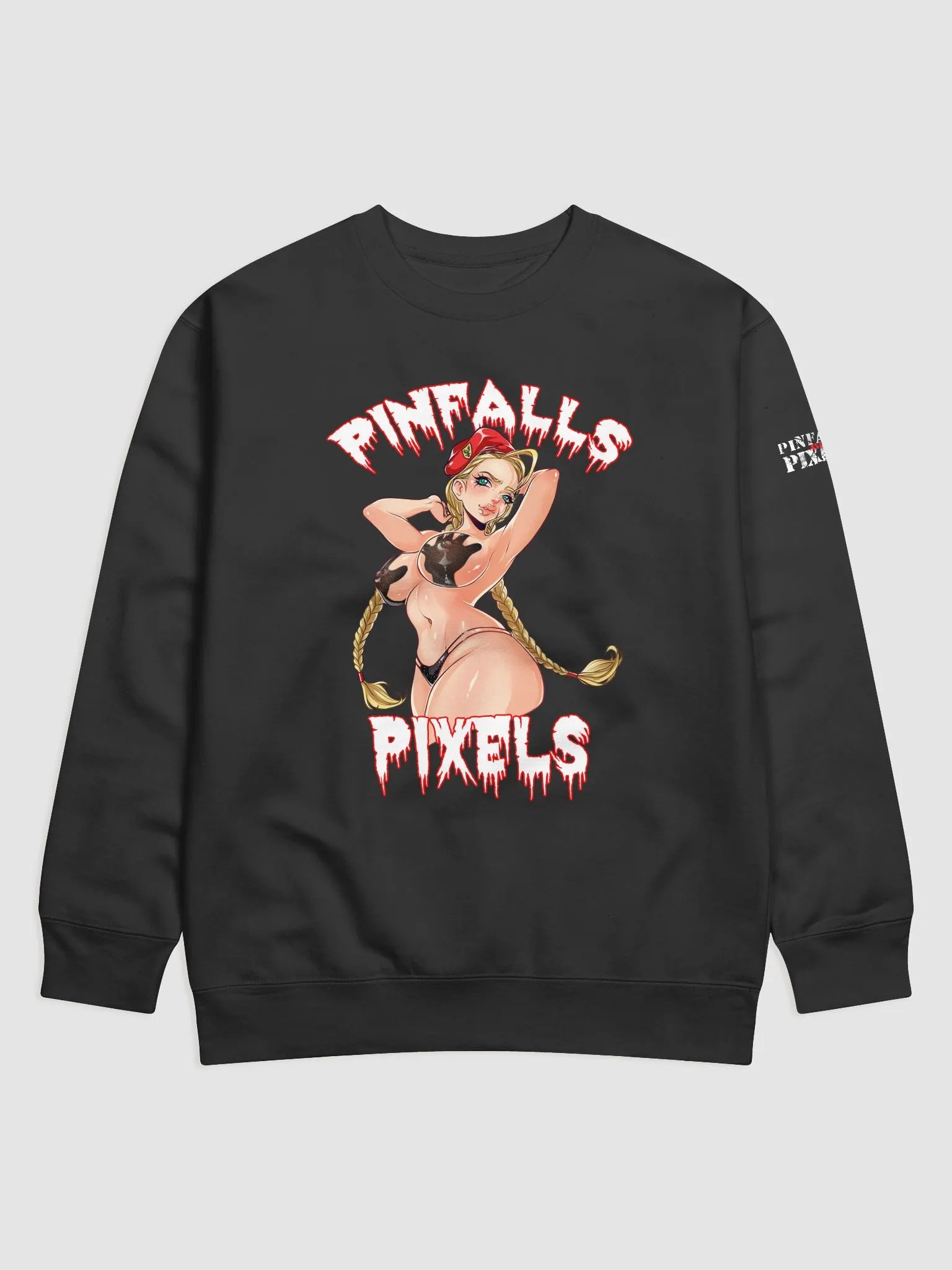 Cammy x Sable Cosplay Black Sweatshirt product image (1)