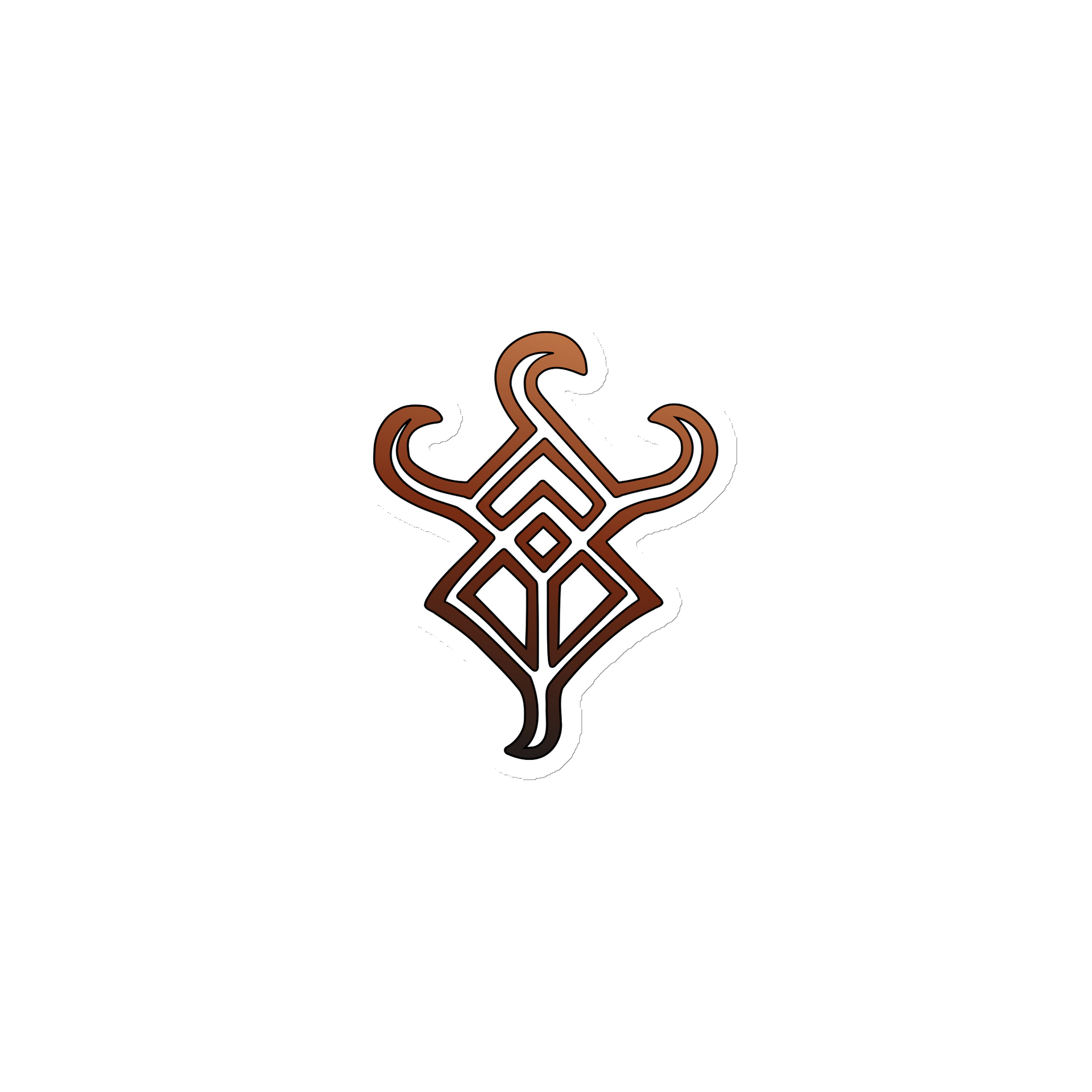 Magnet - Whispers Untamed Logo (Harvest Fade) product image (1)