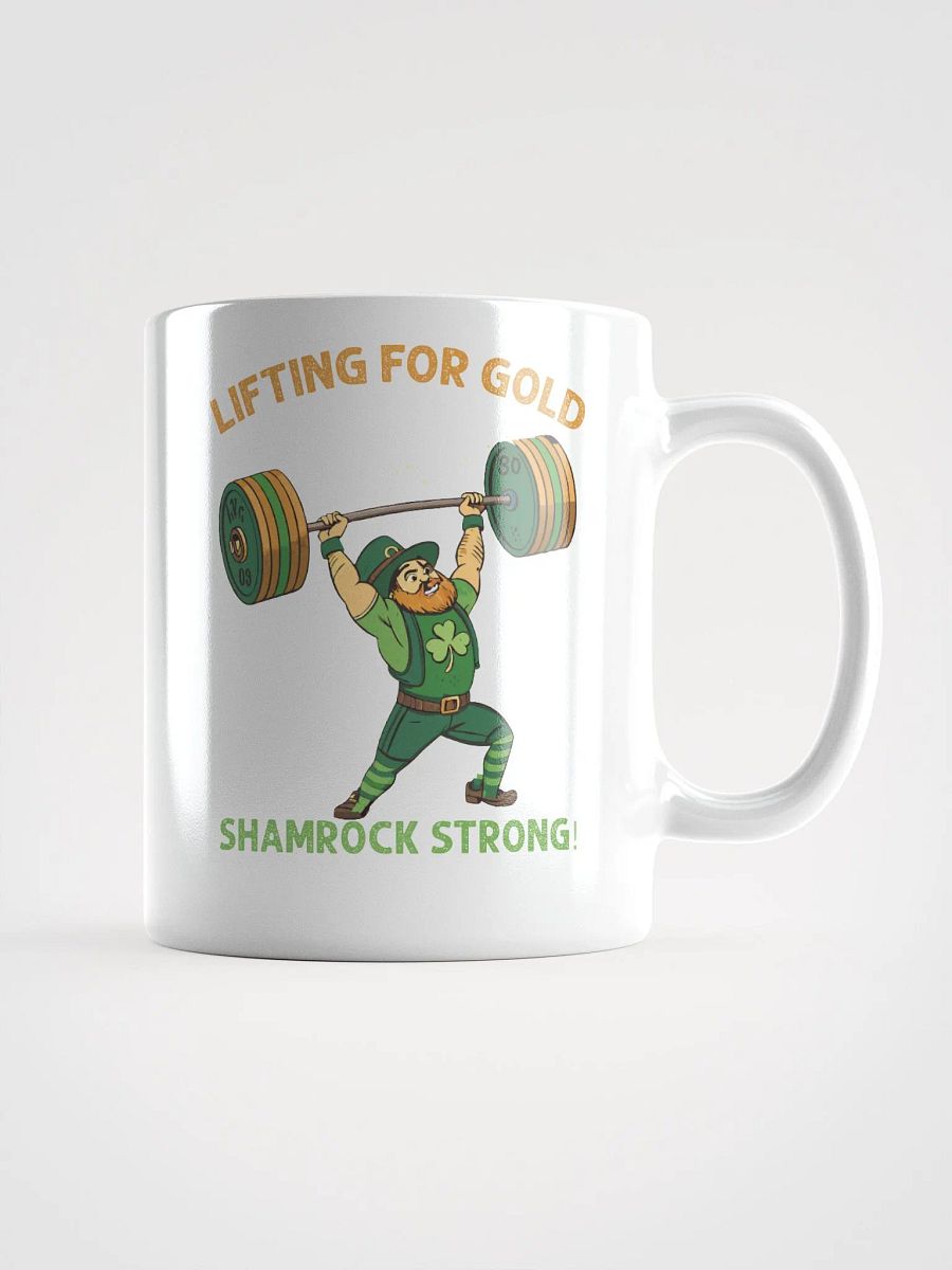 Lifting for Gold Shamrock Strong Leprechaun Mug product image (2)