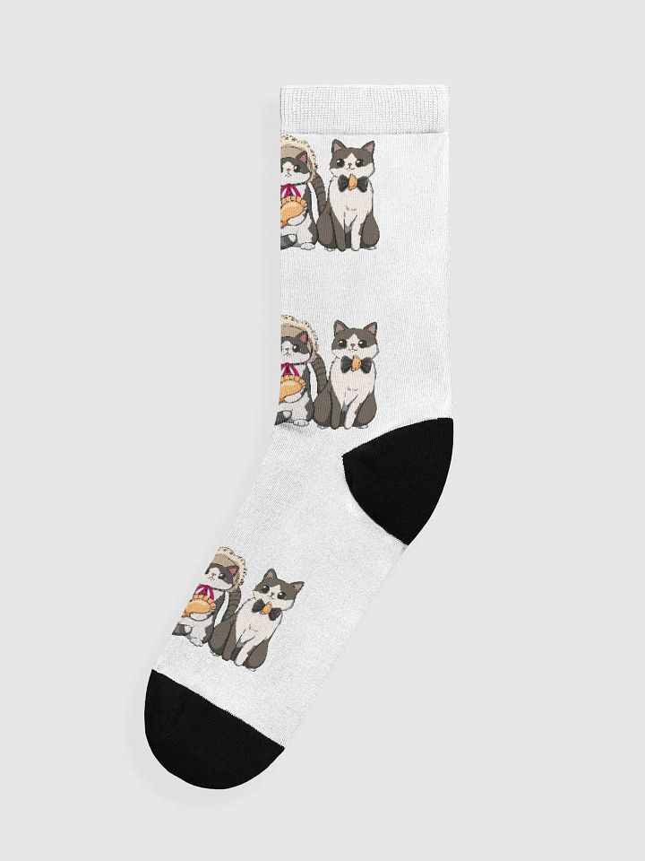 Pierogi Kitties Crew Socks (US SHIPPING) product image (1)
