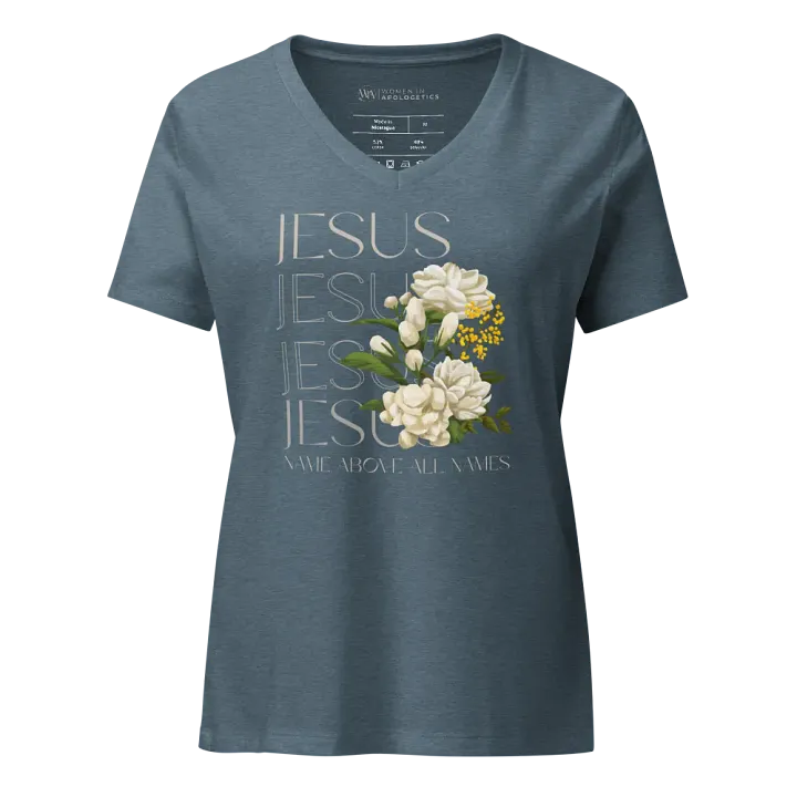 Jesus, Name Above All Names V-Neck T-Shirt product image (1)