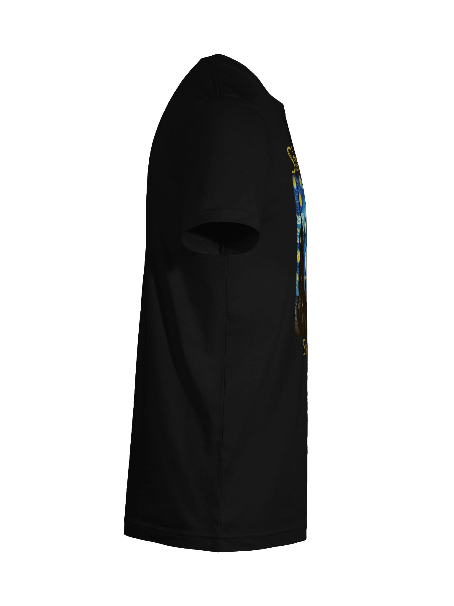 Starry Night Ninja Coffee T-Shirt – Funny Stealthy Sips Parody Tee product image (12)
