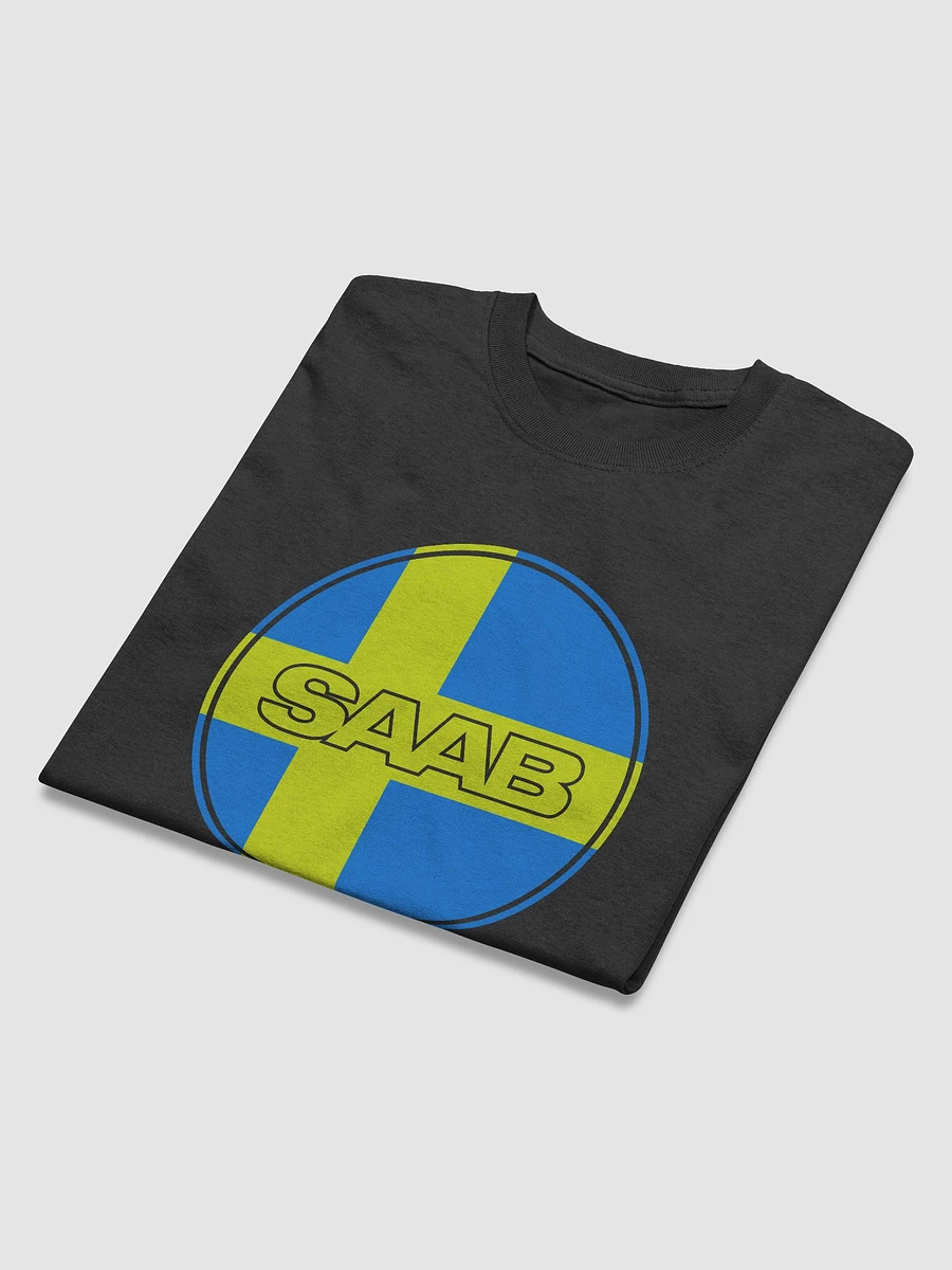 SAAB Swedish Flag Heavyweight T-Shirt product image (4)