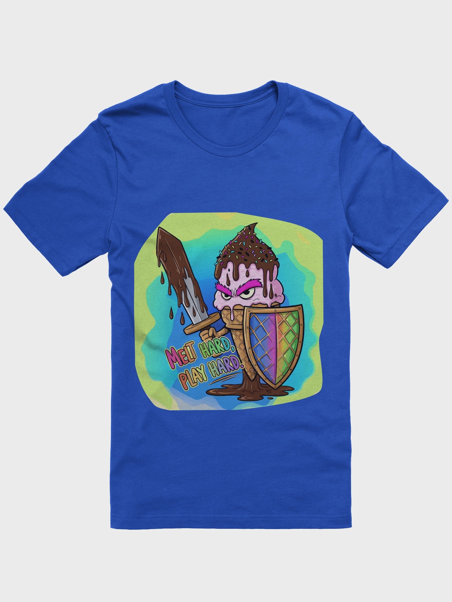 Melt Hard, Play Hard Ice Cream Warrior T-Shirt product image (1)