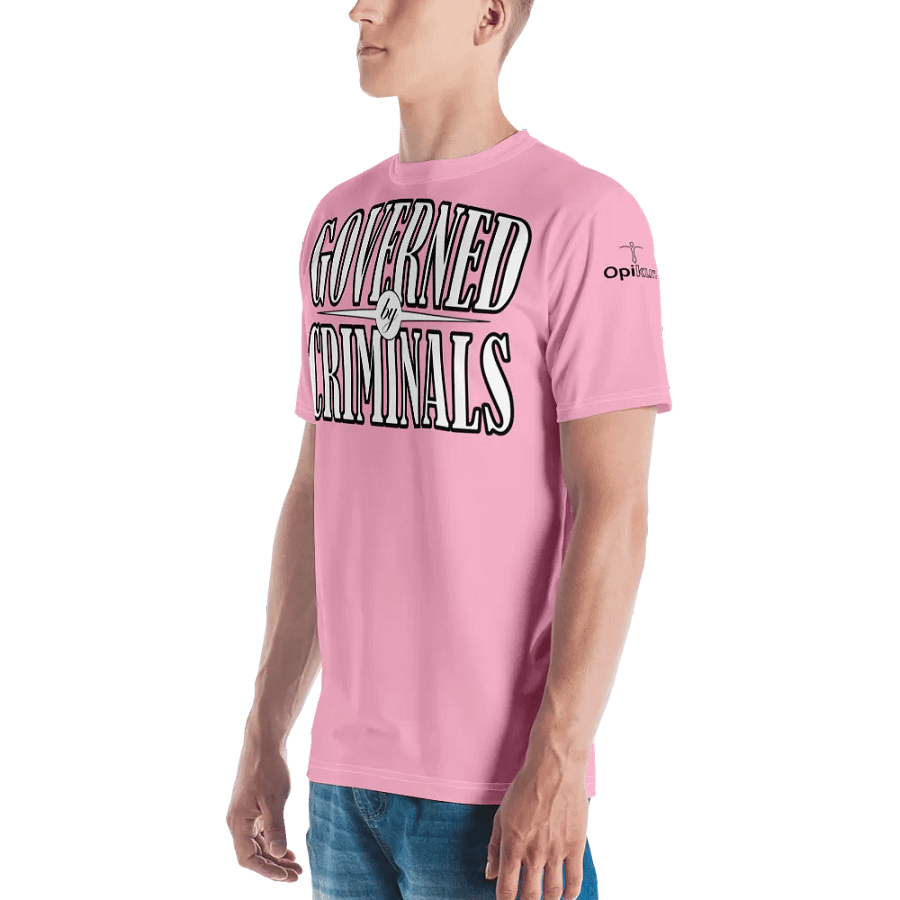 Governed By Criminals - UK - Pink - Crew Neck T-Shirt product image (4)