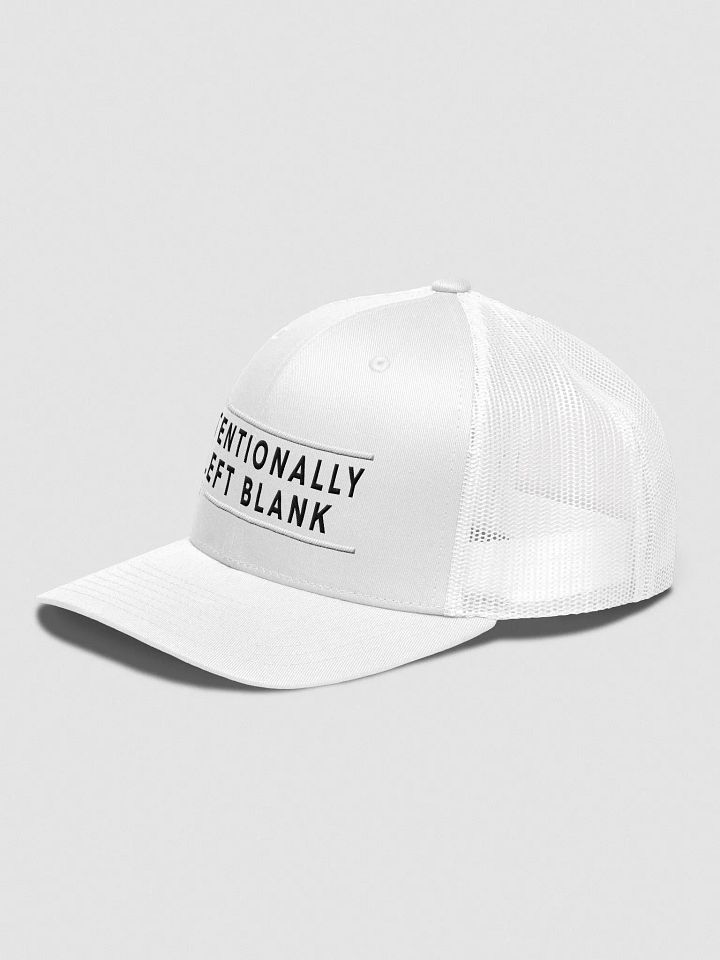 INTENTIONALLY LEFT BLANK - TRUCKER CAP product image (2)