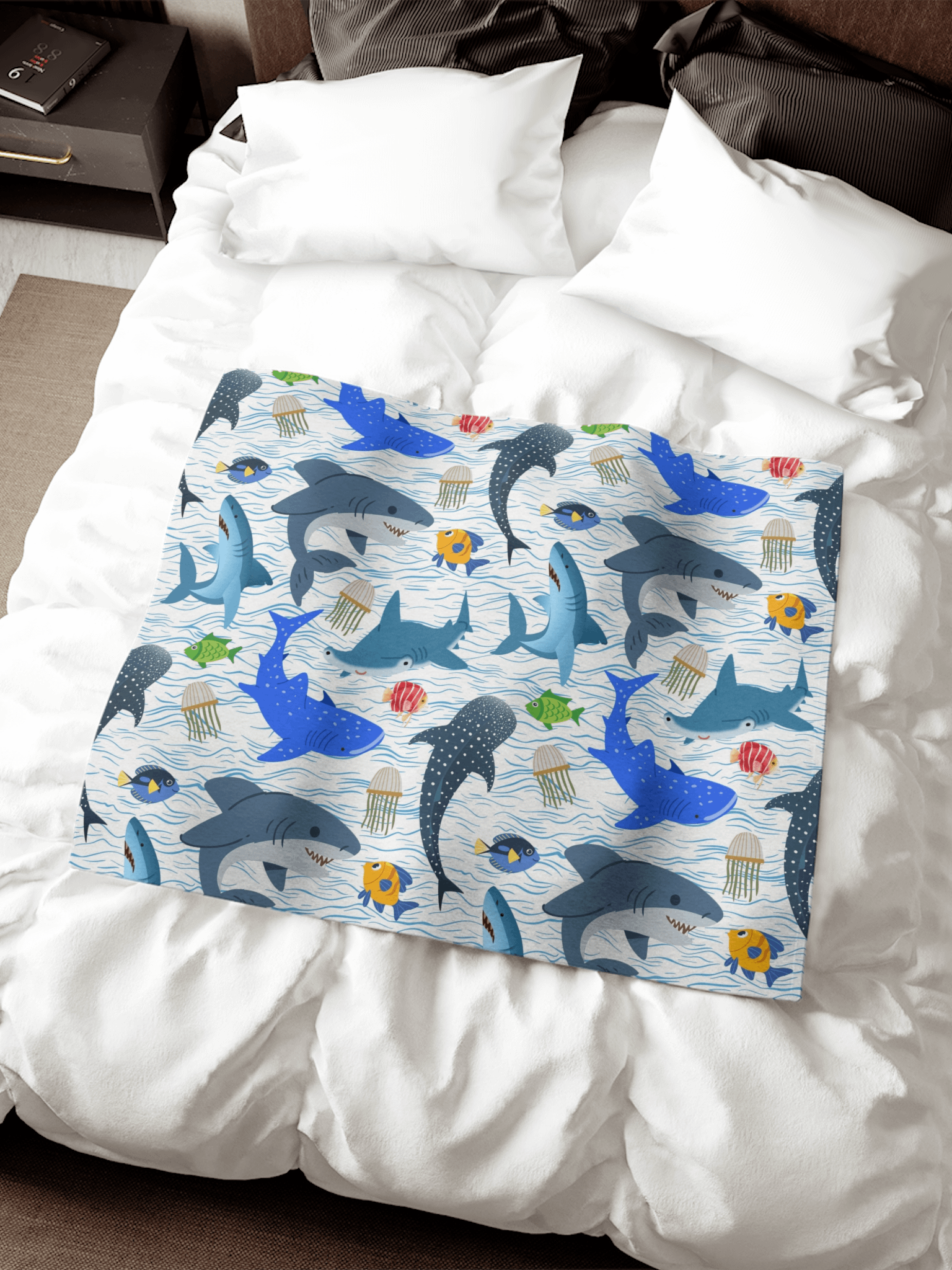 Shark Attack Seamless Pattern product image (3)