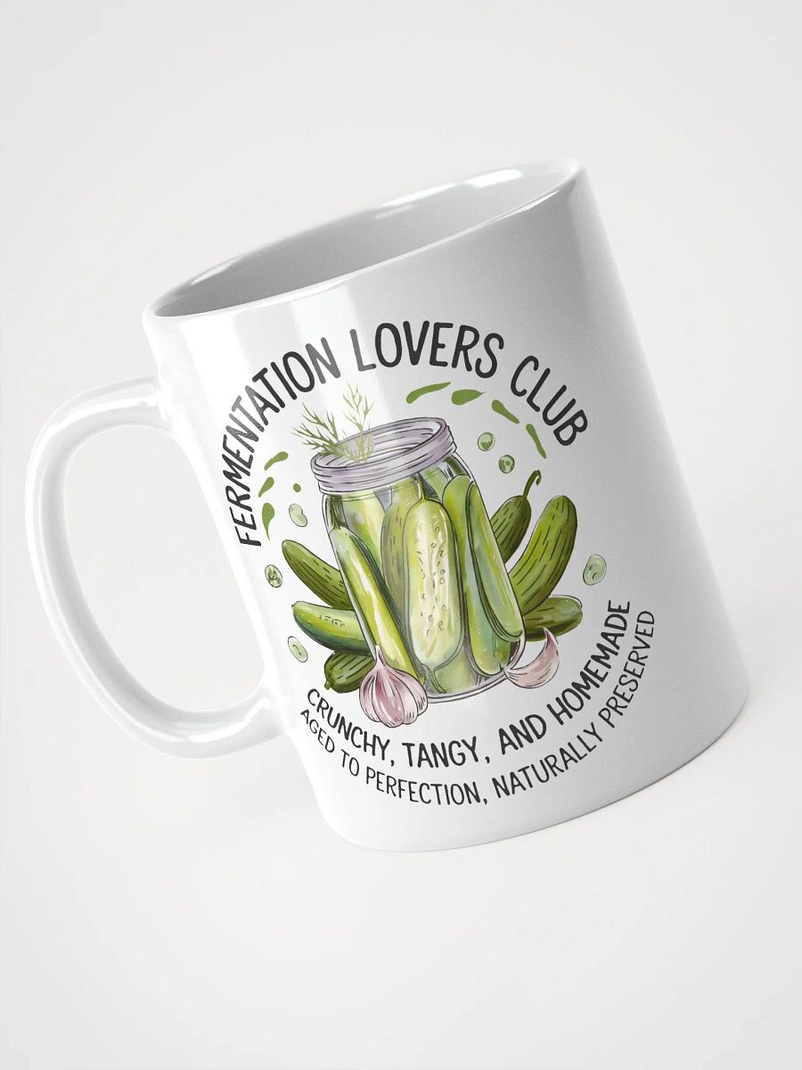 Fermentation Lovers Club White Glossy Mug product image (3)