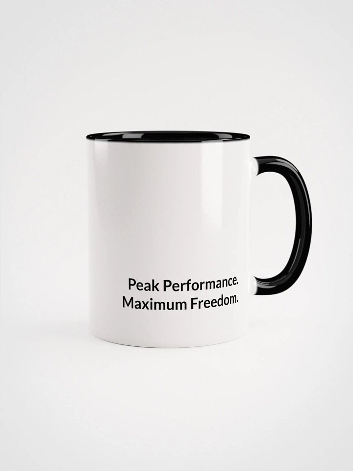 Peak Performance. Maximum Freedom. – Productivity Mug product image (1)