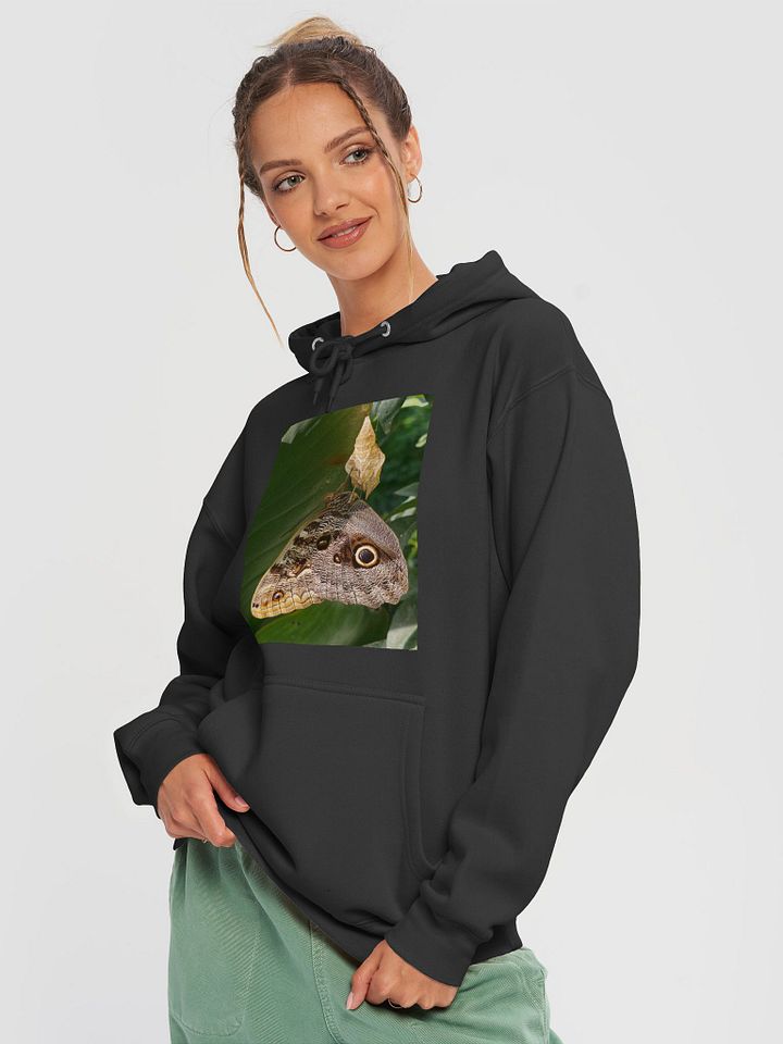 Tropical Owl Butterfly Unisex Pullover Hoodie product image (1)