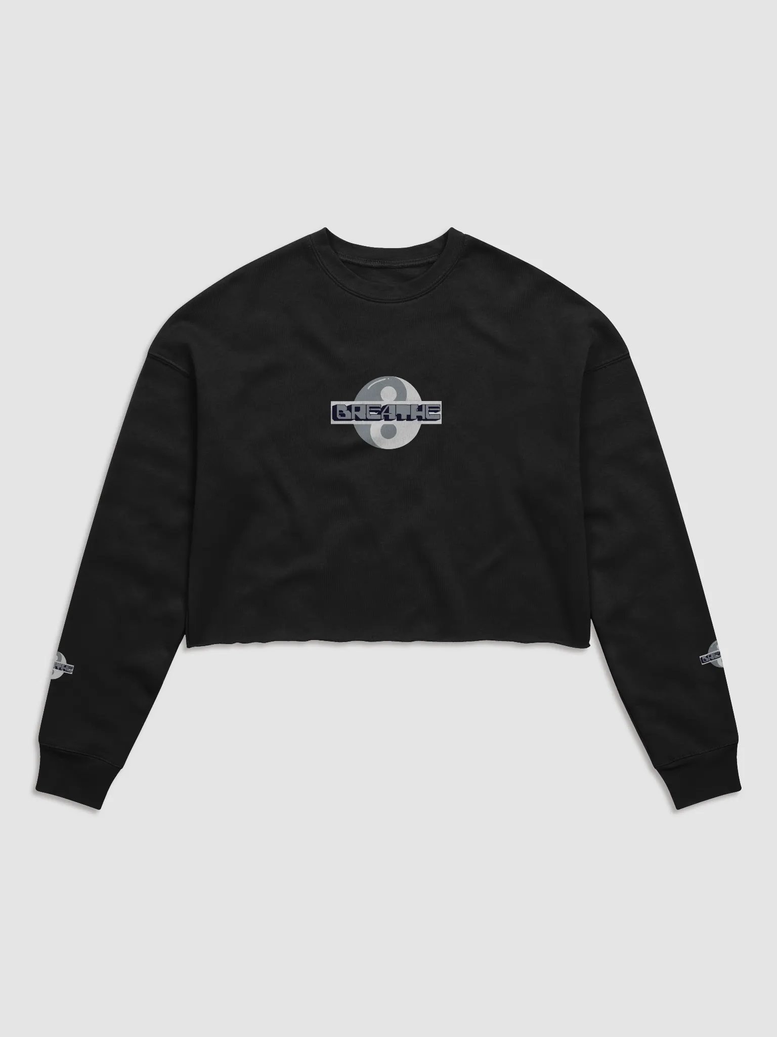 Breathe Women's Fleece Crop Sweatshirt | Cozy & Mindful Style product image (5)