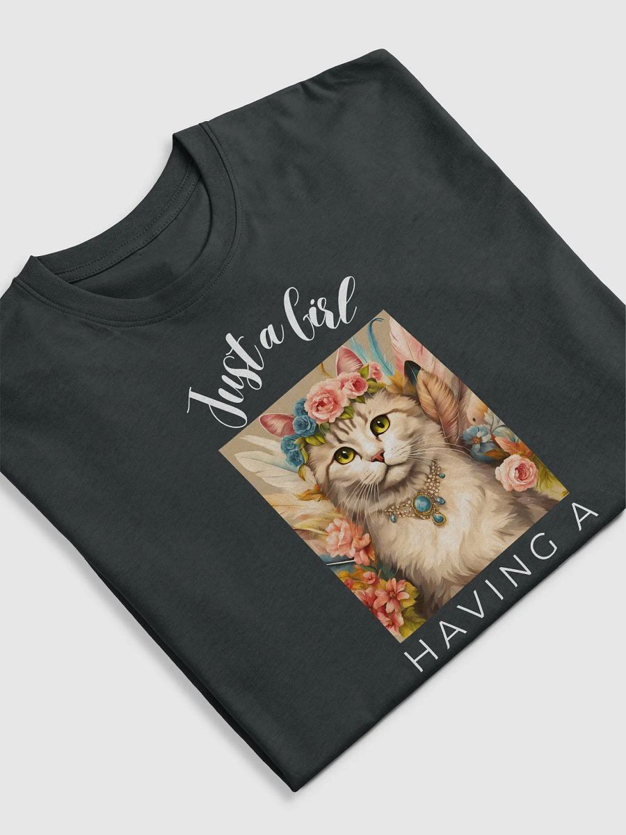 Regal Feline Flower Crown Tee product image (14)