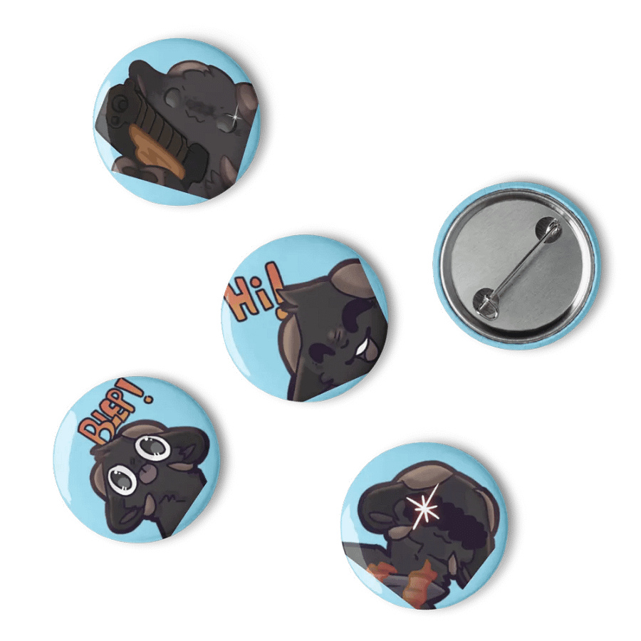 Classic Goat Emote Pins product image (4)
