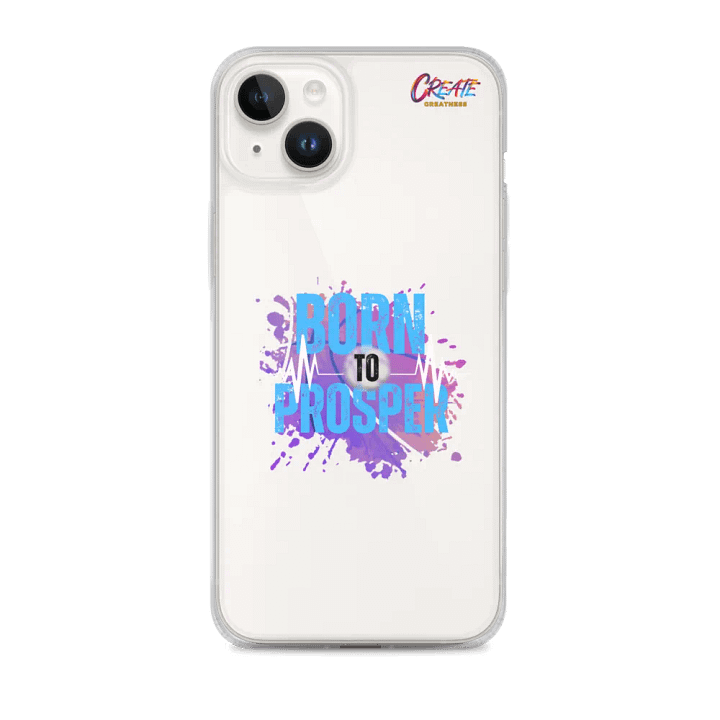 Born to Prosper iPhone Case product image (258)