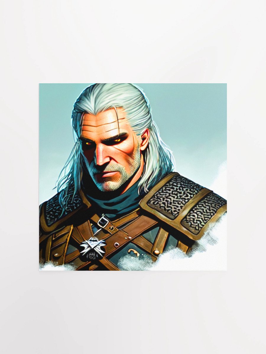 Rugged Wolf Warrior - Matte Poster product image (5)