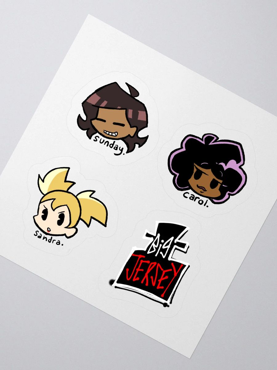BIG JERSEY Chibi Stickers product image (4)