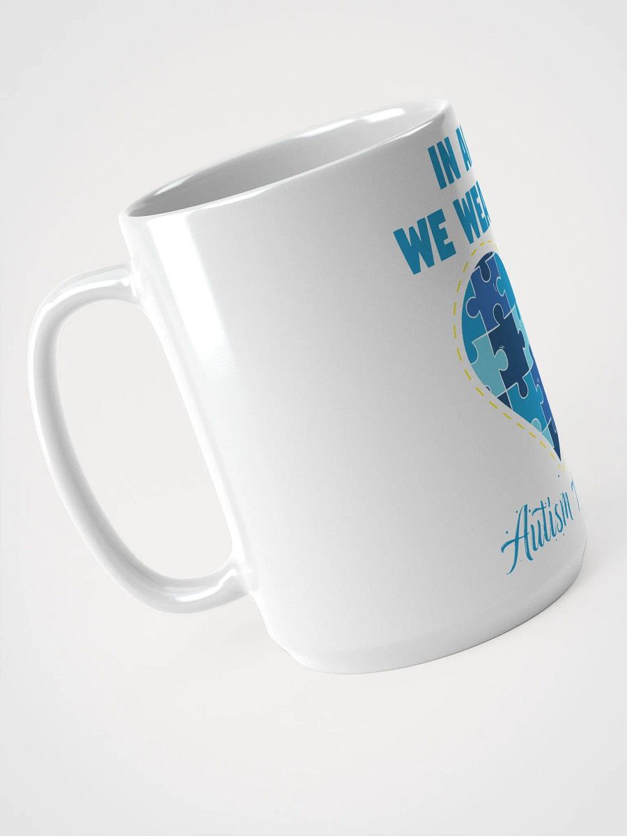 April Blue Puzzle Heart Mug product image (4)