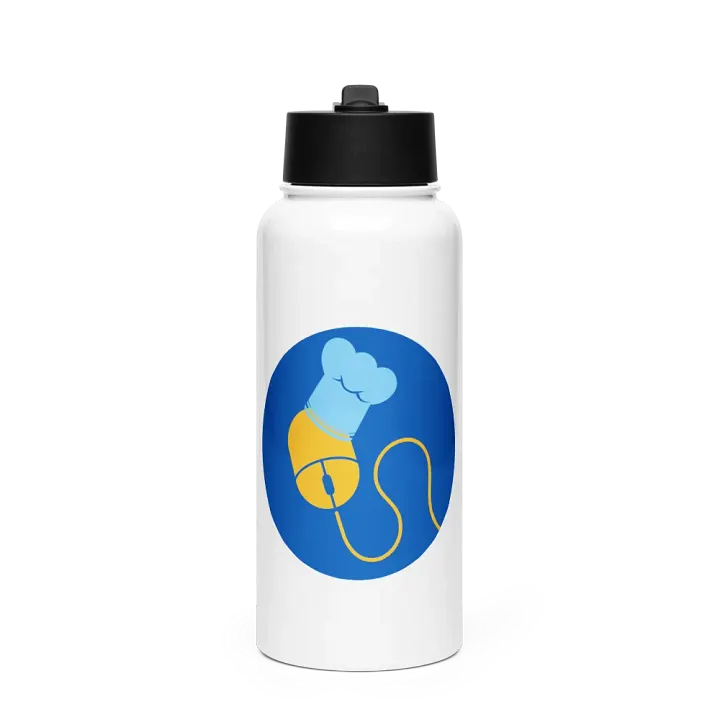 CAFC Chef Mouse Bottle with Lid and Straw product image (1)