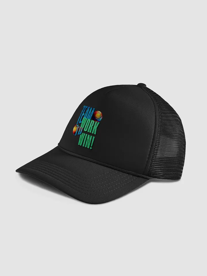 Team Work To Win Volleyball Foam Trucker Hat product image (2)