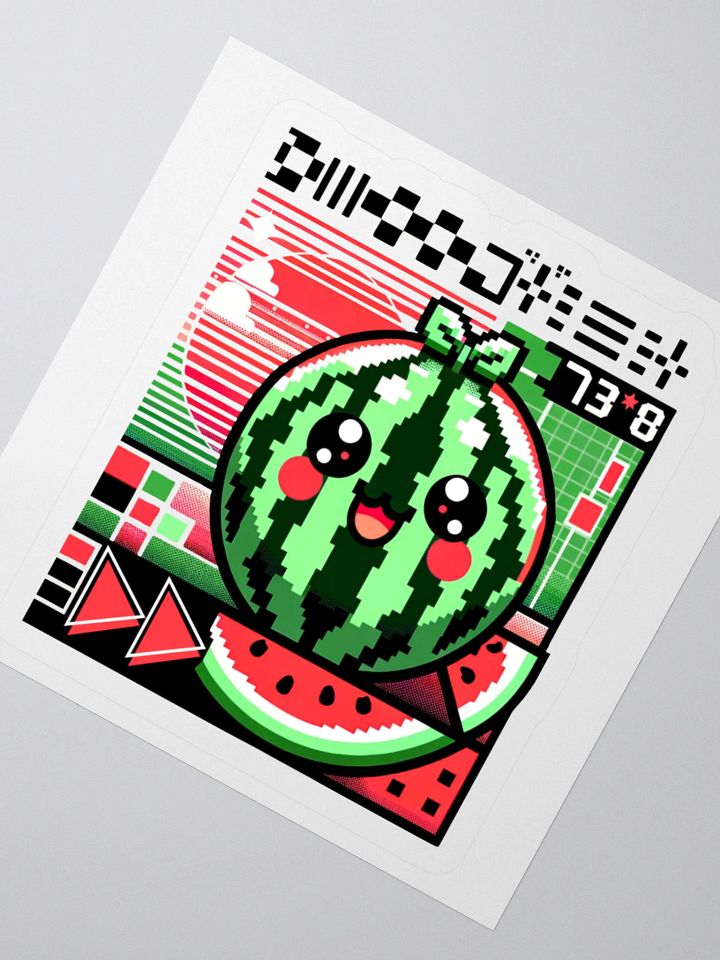 Anime Melon Sticker product image (6)