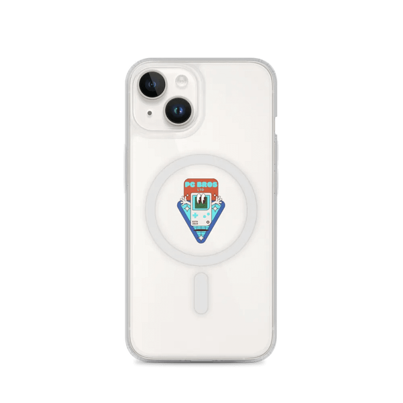 Retro Gamer Logo iPhone® MagSafe® Clear Case