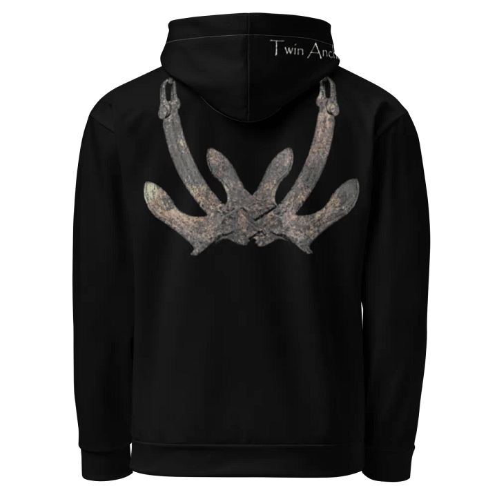 Black Anchor Hoodie product image (1)