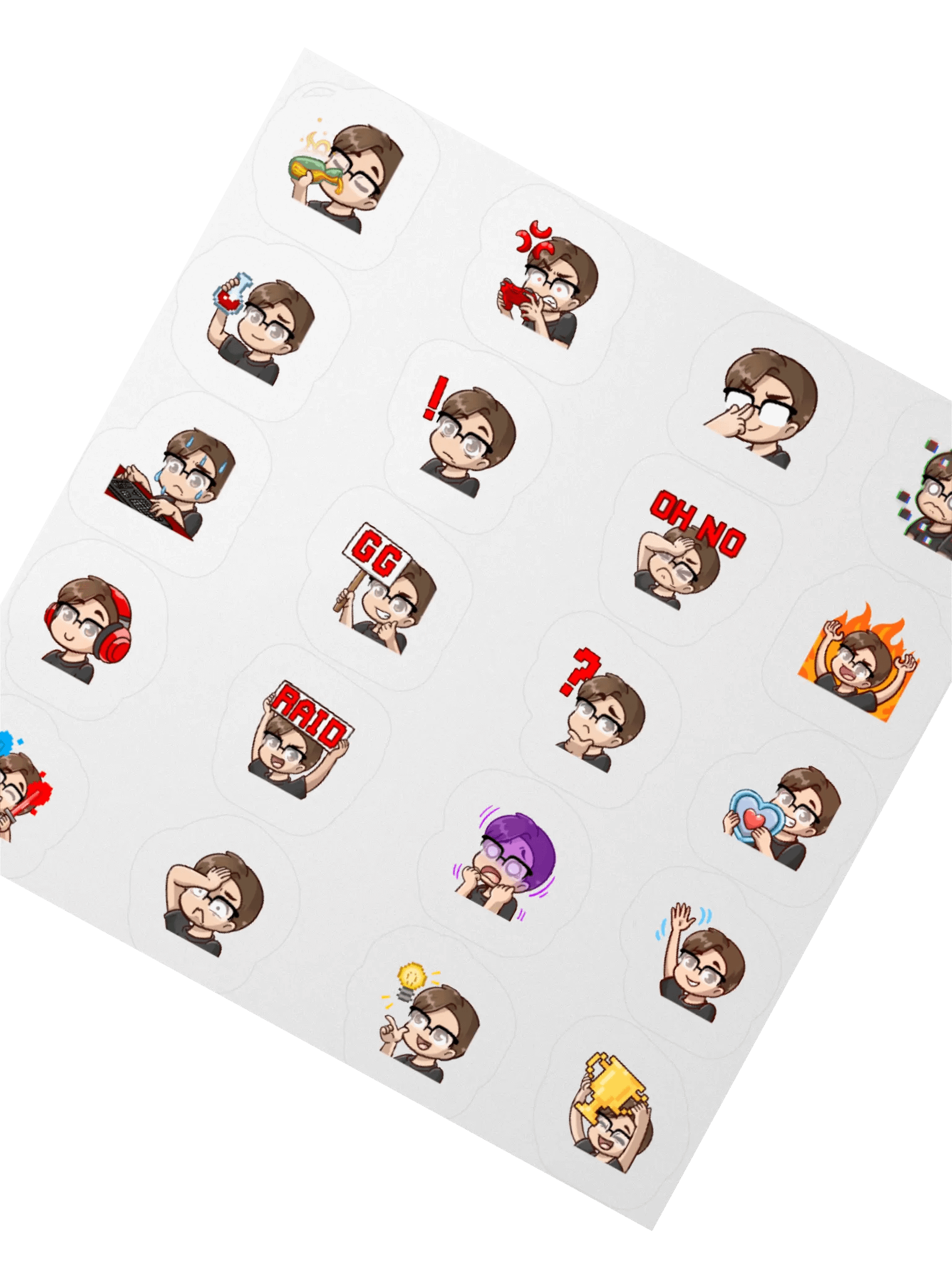 CrimsonStrife "EmotiStickers" Collection: Wave 1 product image (4)