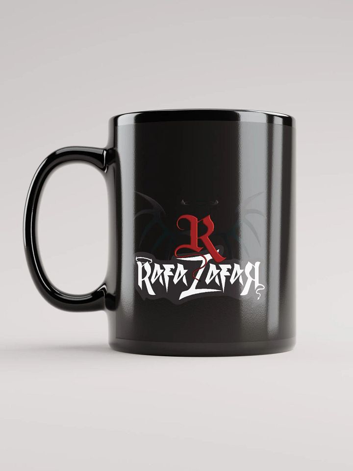 RafaZafar Logo Right-Handed Mug (black) product image (1)
