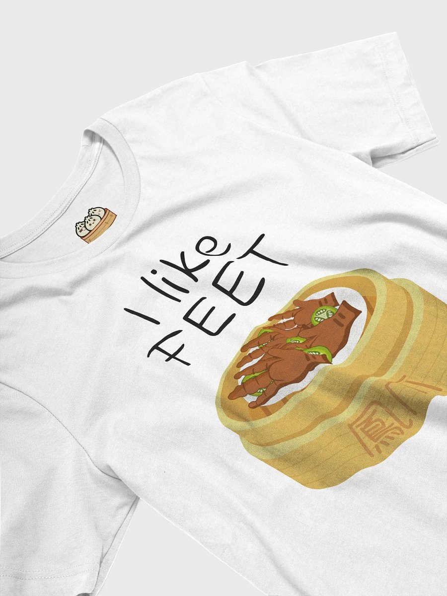 I Like Feet Chinese Dim Sum Shirt (Black Text) product image (3)