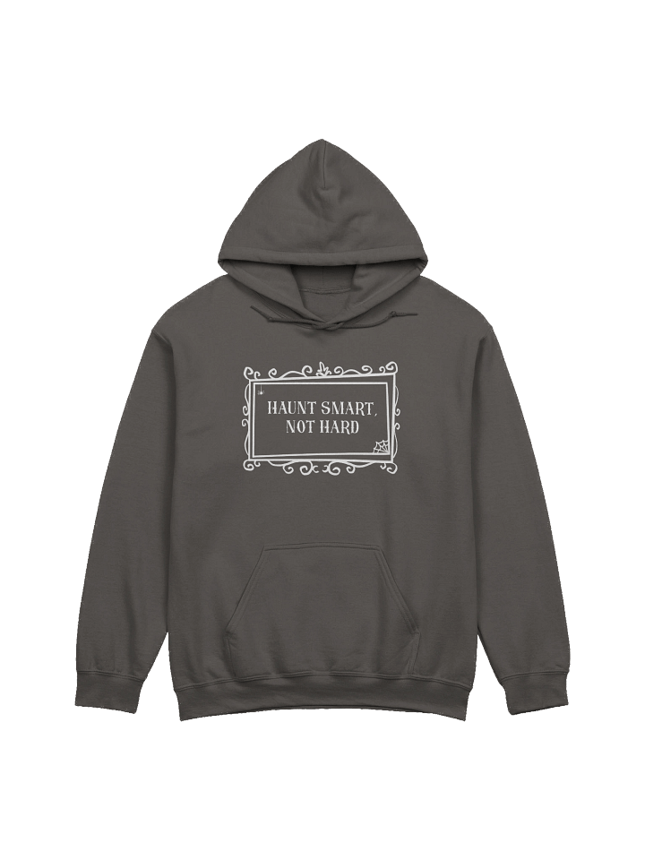 [UM Designs] Haunt Smart - Unisex Pullover Graphic Hoodie [black letters] product image (1)