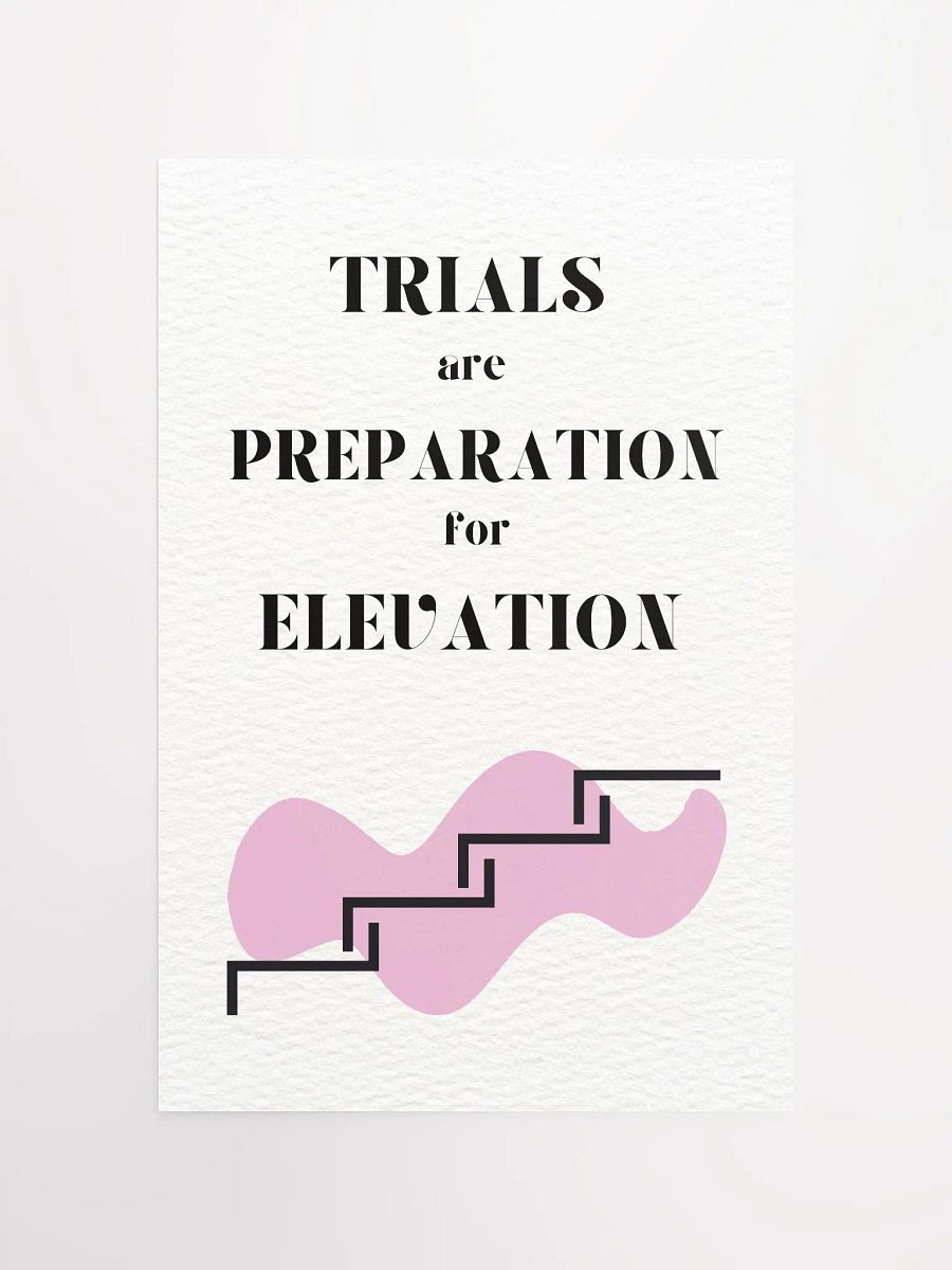 Trials to Elevation Poster Print product image (4)