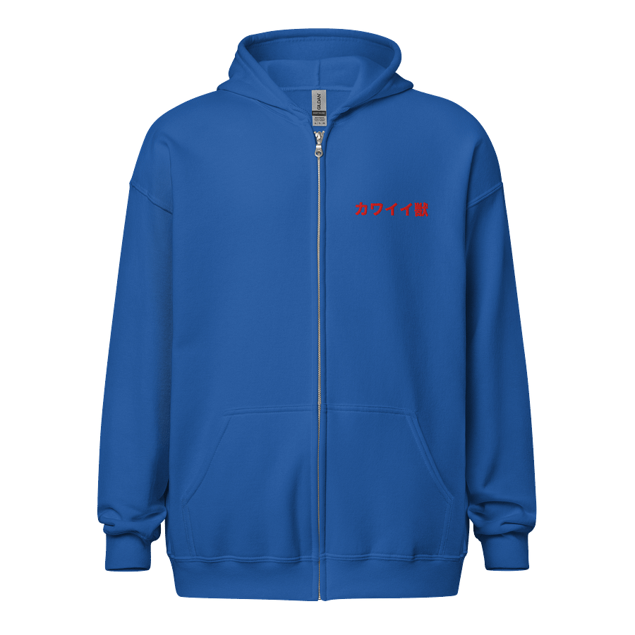 Kawaiiju Seeing Red Zip Hoodie product image (18)